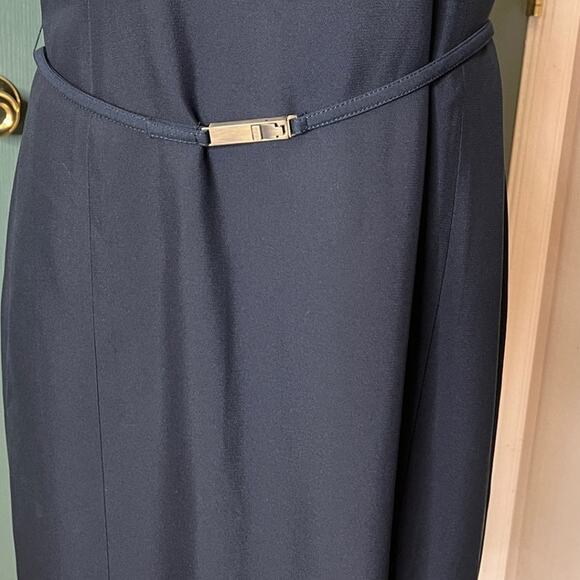 Ellen Tracy Sleeveless Sheath‎ Dress Black Office Career Work Party - Picture 4 of 9